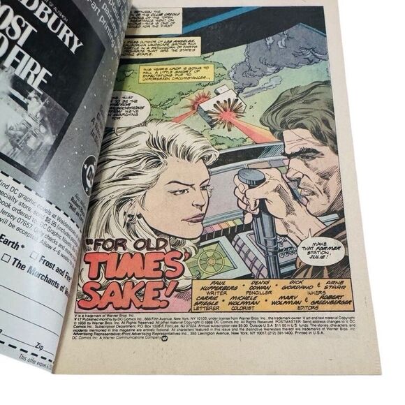 V #17 DC Comics Copper Age 1986 VF/VF+ - Picture 6 of 6